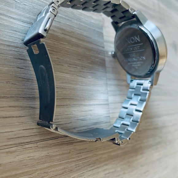 Silver & baby pink Kensington by Nixon main image 4